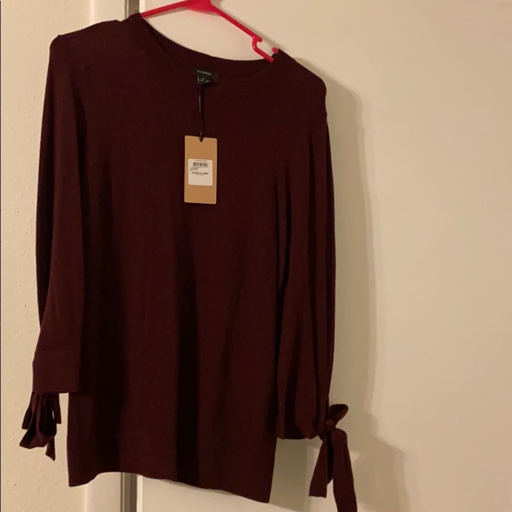 NWOT Halogen Arm Tie Sweater